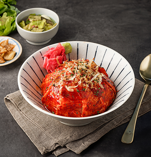 사케아부리동(매운맛)